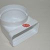 Tub pla codo mixto vertical Ø100 mm a 55 x 110 mm