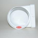 Tub pla codo mixto vertical Ø100 mm a 55 x 110 mm - Imagen 4