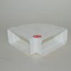 Tub pla codo rectangular horizontal 90° 55 x 110 mm