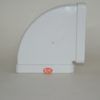 Tub pla codo rectangular horizontal 90° 75 x 150 mm
