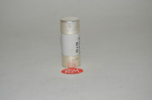 Fusible cilíndrico cerámico 80A 22 x 58 mm