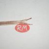 Cable paralelo audio 2 x 0.75 mm transparente