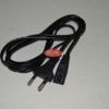 Cable alimentación radiocasette 1.5 m negro