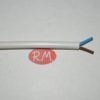Cable manguera redonda blanca 2 x 1 mm