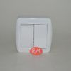 Doble conmutador superficie blanco Solera MUR12U