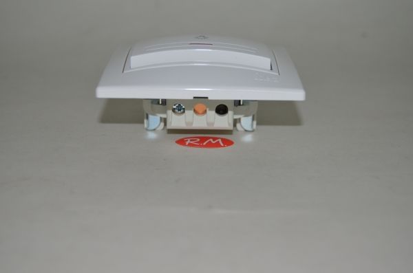 Pulsador luz empotrar blanco Solera ERP04ILU