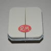 Doble interruptor empotrar serie 1000 marfil