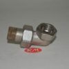Enlace latón cromado M H 1/2" acodada