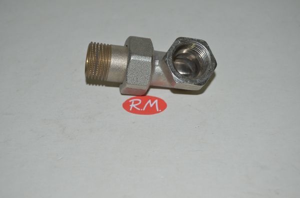 Enlace latón cromado M H 1/2" acodada - Imagen 4