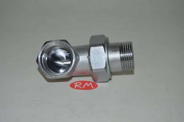 Enlace latón cromado M H 3/4" acodada - Imagen 3