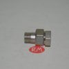 Enlace latón cromado M H 3/8" recto