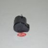 Clavija enchufe schuko negra salida lateral 4.8 mm