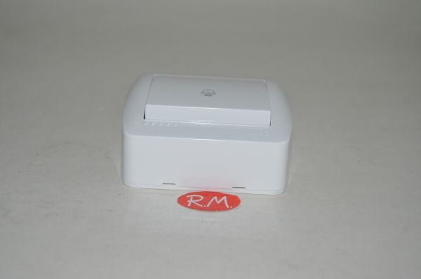 Pulsador timbre superfície blanco Solera MUR03U - Imagen 2