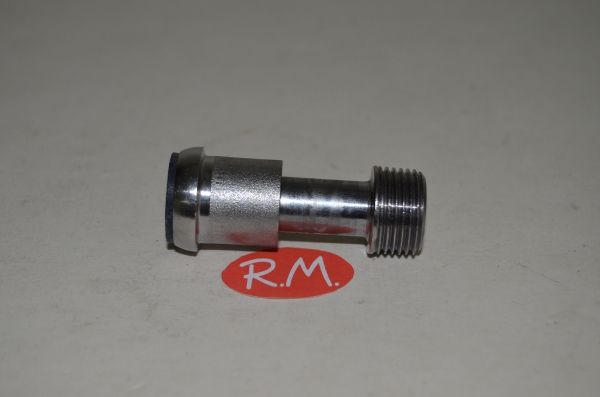 Enlace cromado radiador M 3/8" telescópico recto