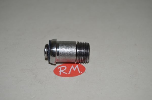 Enlace cromado radiador M 3/8" telescópico recto - Imagen 2