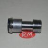 Enlace cromado radiador M 1/2" telescópico recto