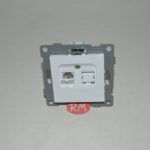 Base empotrar toma teléfono Onlex blanco 23854