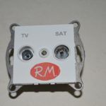 Base intermedia antena TV empotrar Onlex 27279