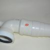 Manguito WC extensible curvo 280 a 530 mm