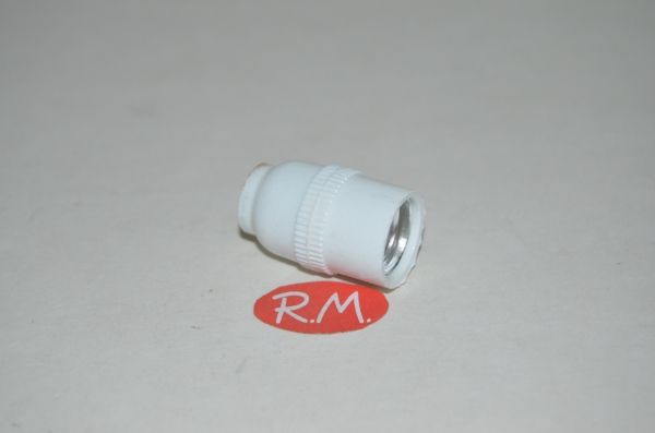 Portalámparas E-14 mini blanco