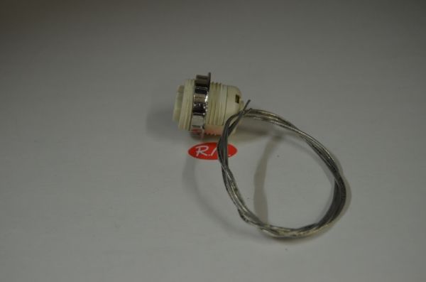 Portalámparas bombilla G9 con arandela Ø 27 mm