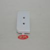 Tapa base media enchufe blanco Fontini quattro 004800