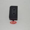 Tapa base media enchufe negro Fontini quattro 004802
