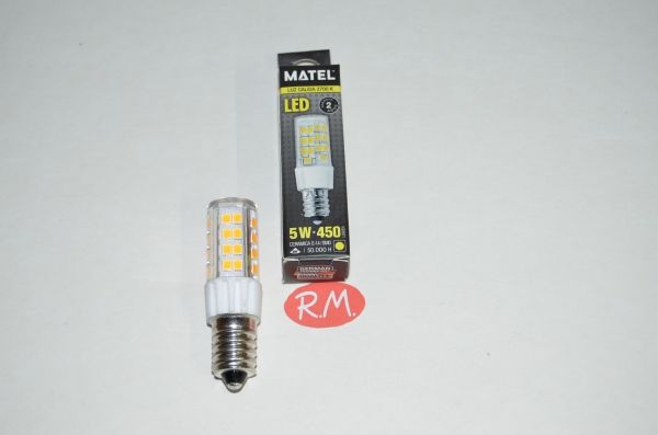 Bombilla led Amarilla E-14 5W 2700K