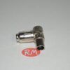 Conector de antena coaxial acodado hembra 9,5 mm