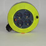 Enrollacables eléctrico 5 metros 4 tomas TTL 10/16A 3x1mm
