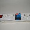 Base 4 tomas TTL blanca con interruptor y cable 1.5 metros