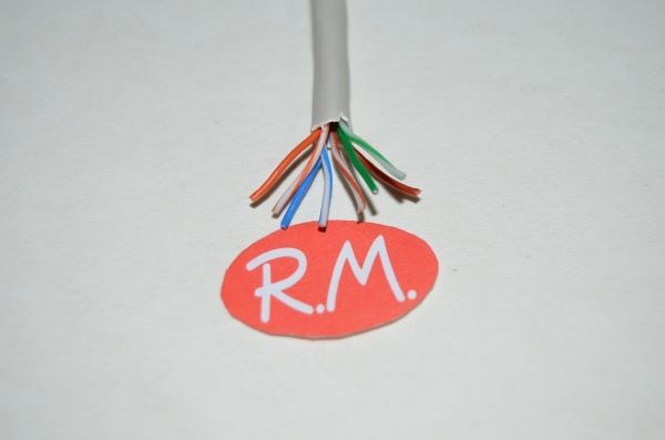 Cable de red CAT6 8 hilos gris a metros