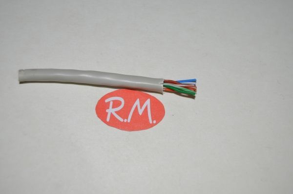 Cable de red CAT6 8 hilos gris a metros