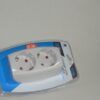 Base adaptador schuko doble