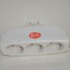 Base adaptador schuko triple