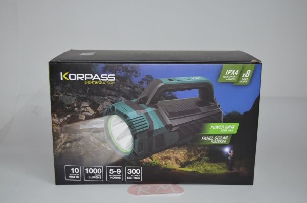 Linterna led KORPASS 10w 1000 lúmenes
