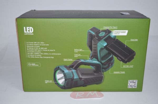 Linterna led KORPASS 10w 1000 lúmenes