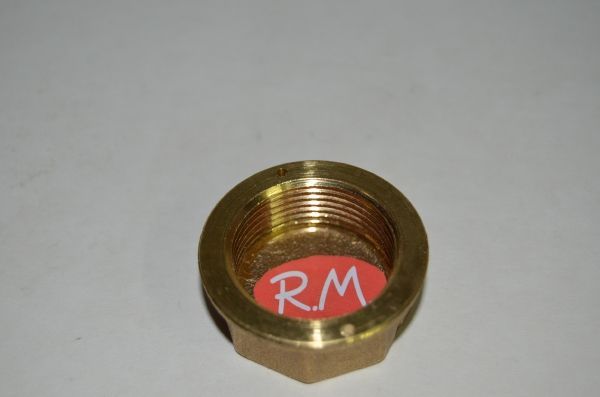 Tapón ciego latón rosca H 7/8 contador de gas - Imagen 3