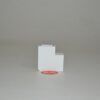 Angulo plano canaleta Unex 10 x 22 mm marfil