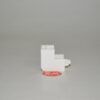 Angulo exterior canaleta Unex 16 x 16 mm blanco