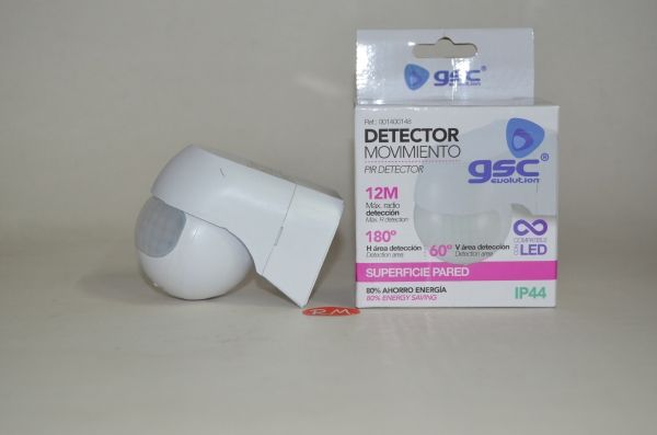 Detector de movimiento superfície 180° 12 metros GSC 001400148