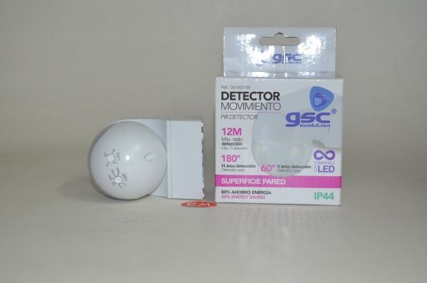 Detector de movimiento superfície 180° 12 metros GSC 001400148 - Imagen 2