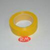 Cinta adhesiva aislante PVC amarilla 10 x 19 mm