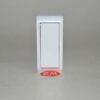 Pulsador luz estrecho superfície blanco Solera MUR03/2U