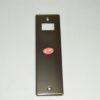 Placa recogedor persiana 200 x 61 mm Bronce