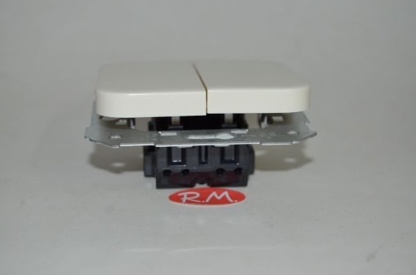 Doble interruptor Simón 31 31398-31 marfil - Imagen 3