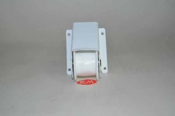Polea con cojinete persiana rodillo plástico blanco 69 x 53 mm - Imagen 3