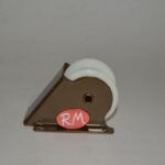 Polea con cojinete persiana rodillo plástico bronce 69 x 53 mm