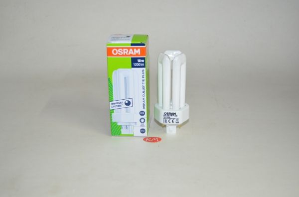 Bombilla bajo consumo Osram 18W/840 GX24q-2