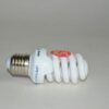 Bombilla bajo consumo espiral E-27 15W 6400K